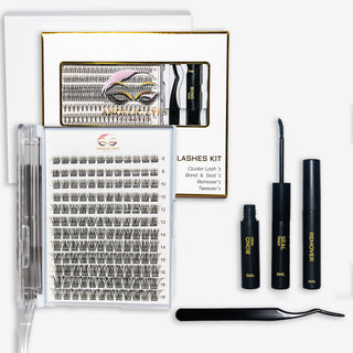 Natural DIY Cluster Lash Kit